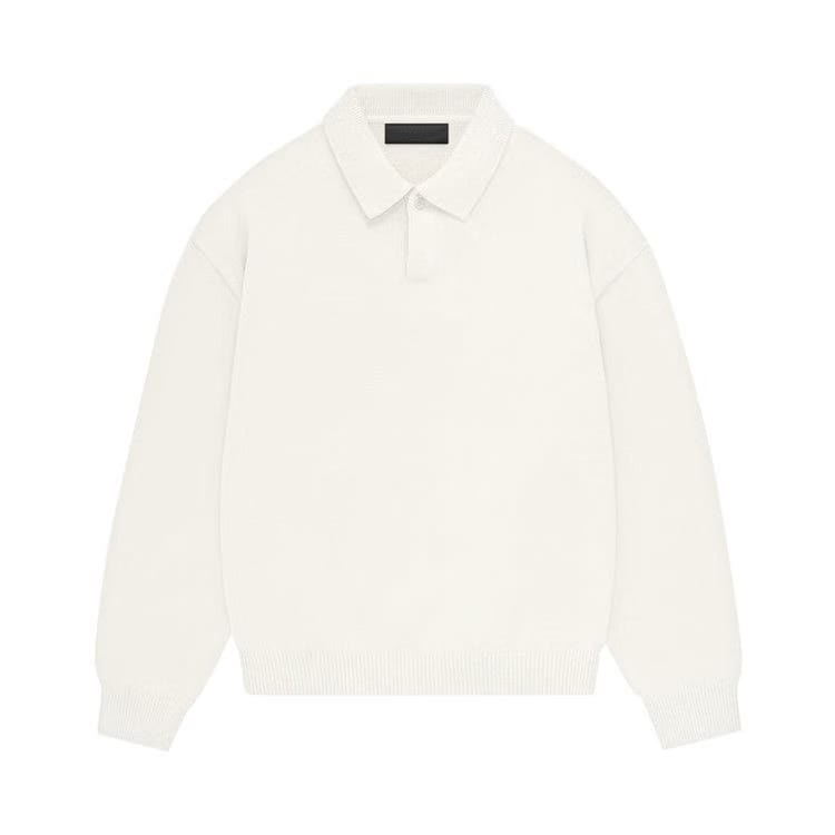 Fear of God Essentials Knit Polo Cloud Dancer