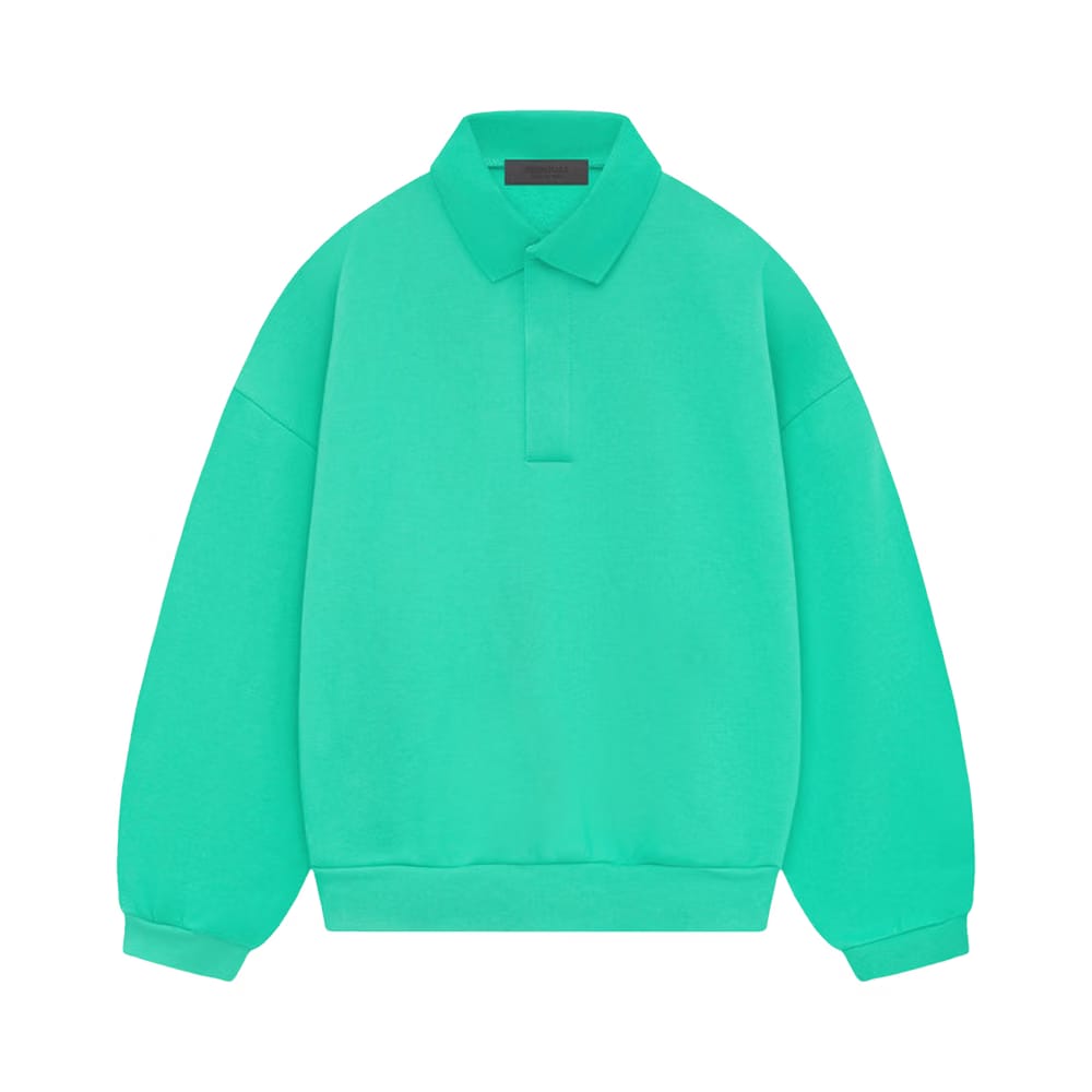 Fear of God Essentials Long-Sleeve Polo Mint Leaf