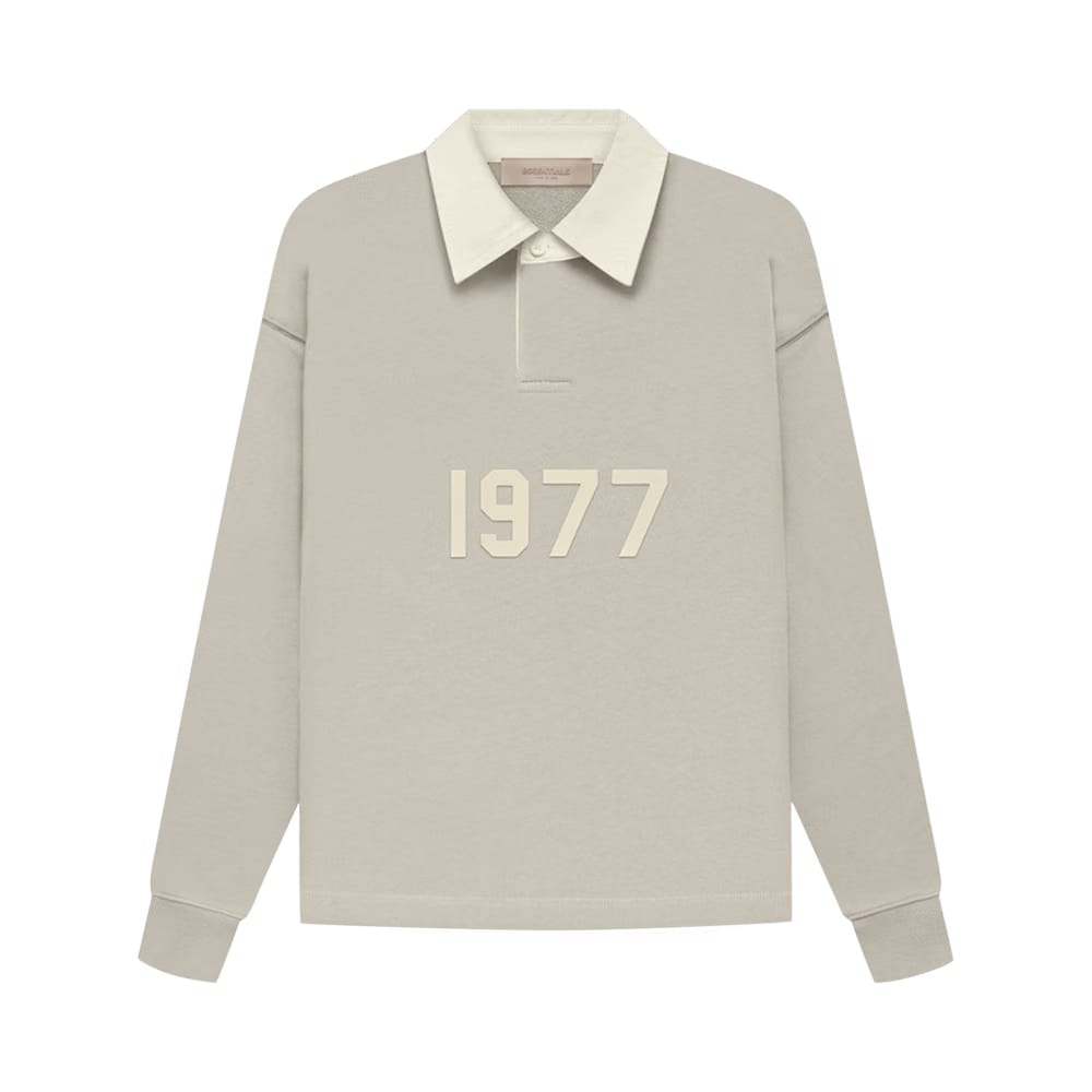 Fear of God Essentials Henley Rugby Smoke