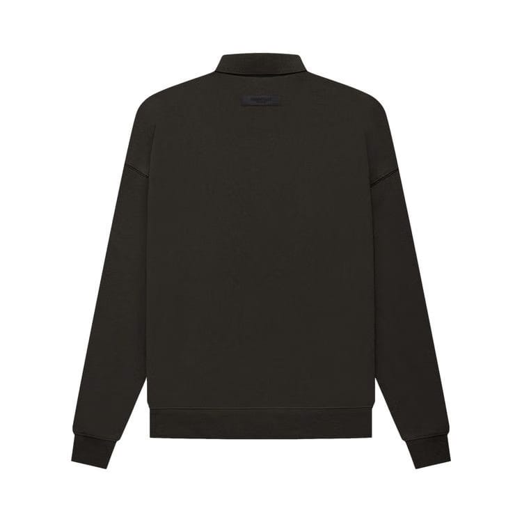 Fear of God Essentials Long-Sleeve Polo Off Black
