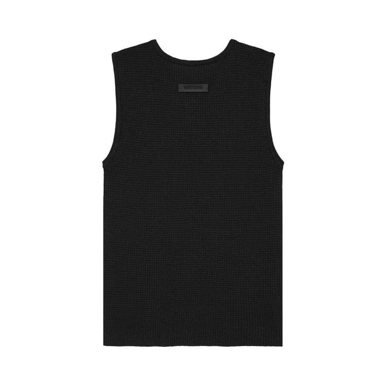 Fear of God Essentials Waffle Tank Black