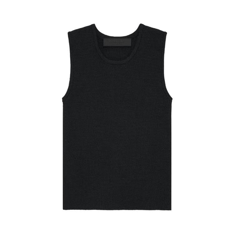 Fear of God Essentials Waffle Tank Black