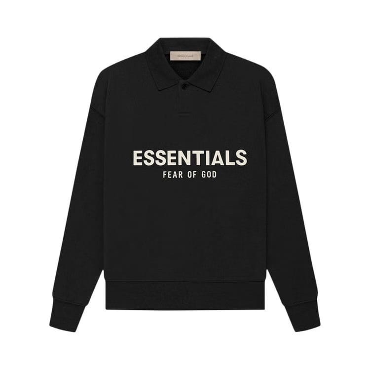 Fear of God Essentials Kids Long-Sleeve Polo Stretch Limo