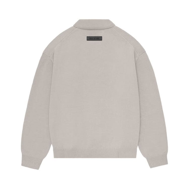 Fear of God Essentials Kids Knit Polo Silver Cloud