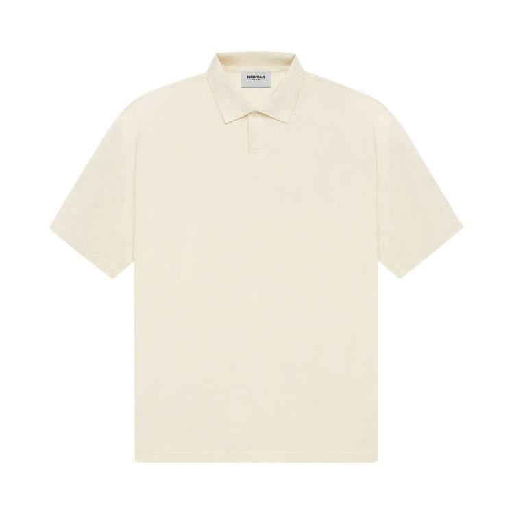 Fear of God Essentials Shorts-Sleeve Polo Buttercream