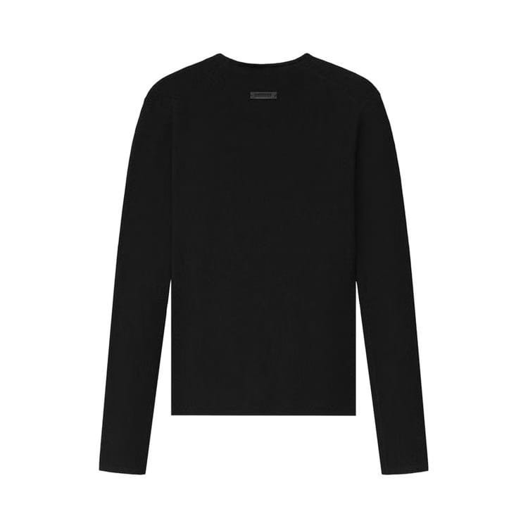 Fear of God Essentials Rib Long-Sleeve Top Vintage Black