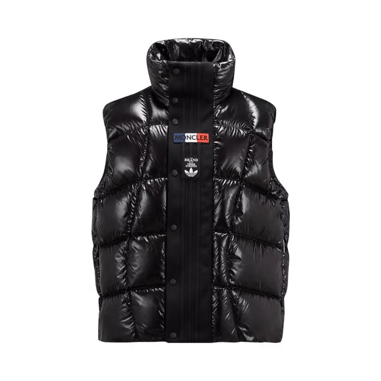 Moncler x adidas Bozon Down Vest Dark Green