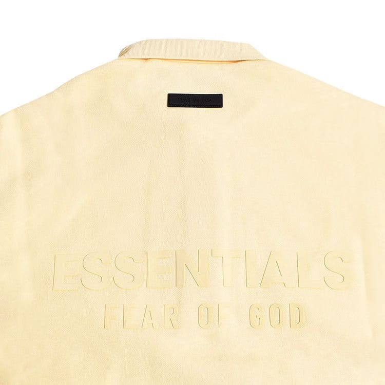 Fear of God Essentials Long-Sleeve Polo Garden Yellow
