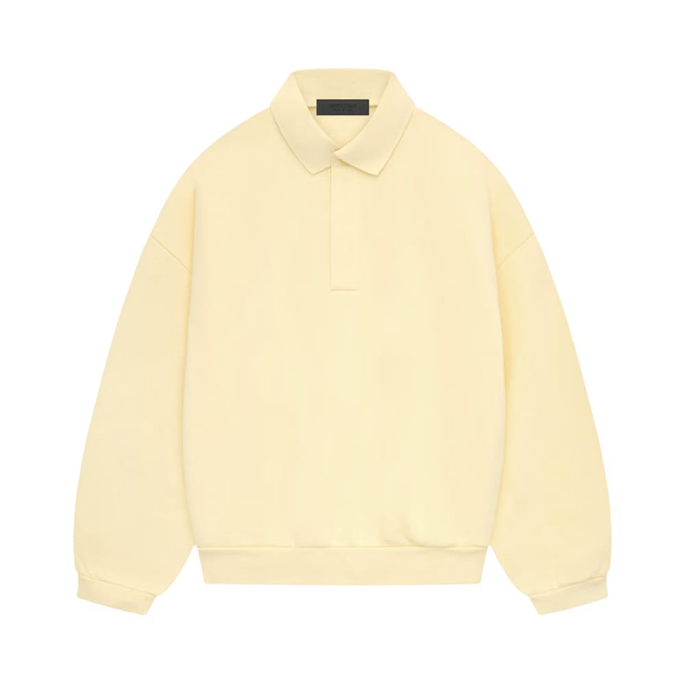 Fear of God Essentials Long-Sleeve Polo Garden Yellow