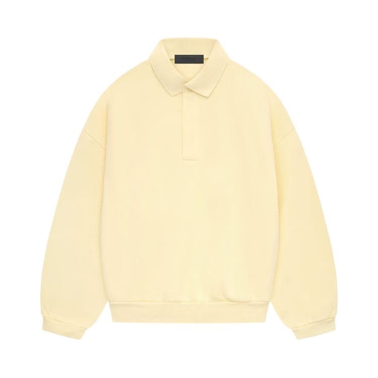 Fear of God Essentials Long-Sleeve Polo Garden Yellow