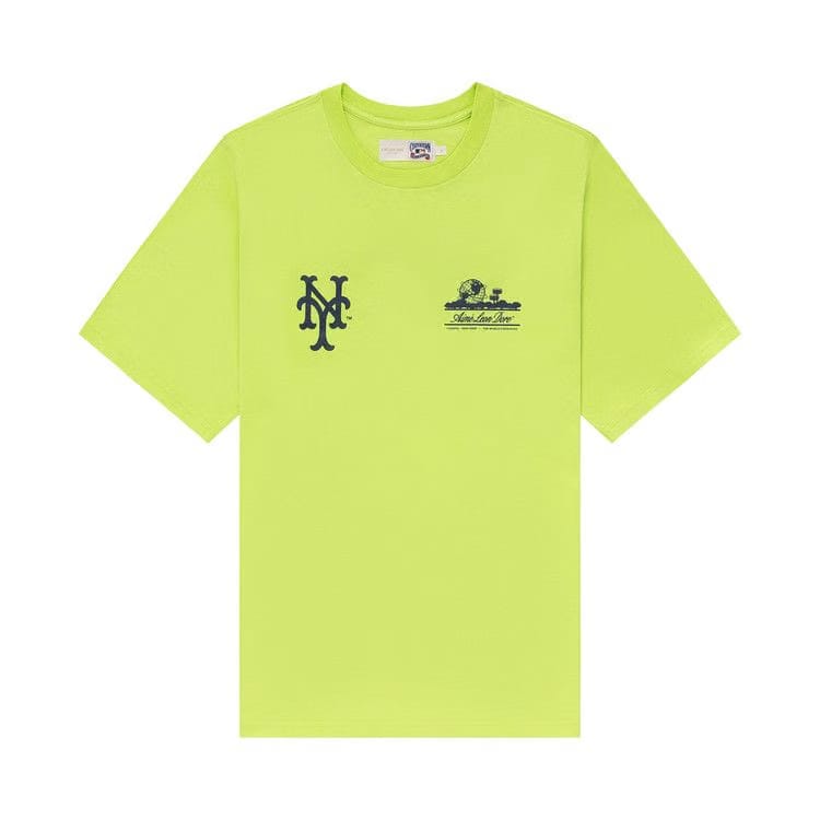 Aimé Leon Dore x New York Mets Unisphere T-Shirt Acid Lime