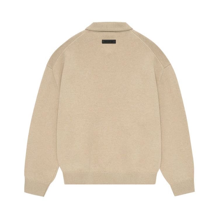 Fear of God Essentials Knit Polo Gold Heather