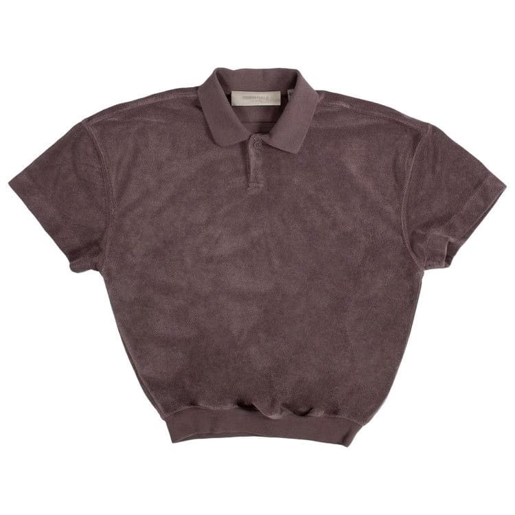 Fear of God Essentials Kids Shorts-Sleeve Polo Plum
