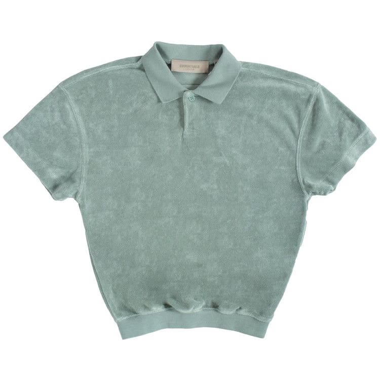 Fear of God Essentials Kids Shorts-Sleeve Polo Sycamore