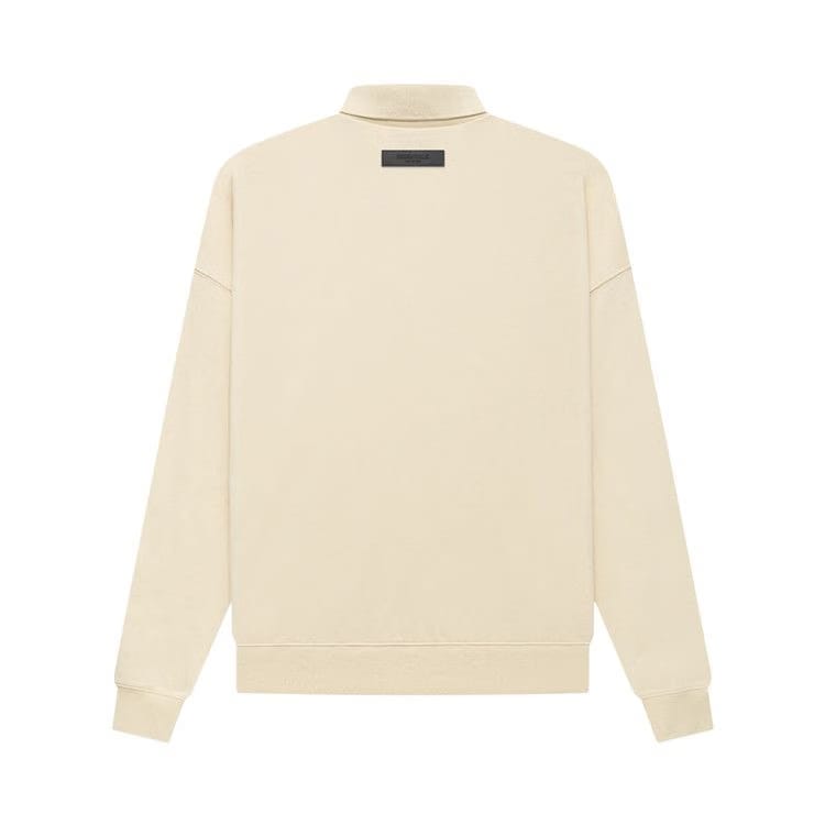 Fear of God Essentials Long-Sleeve Polo Egg Shell