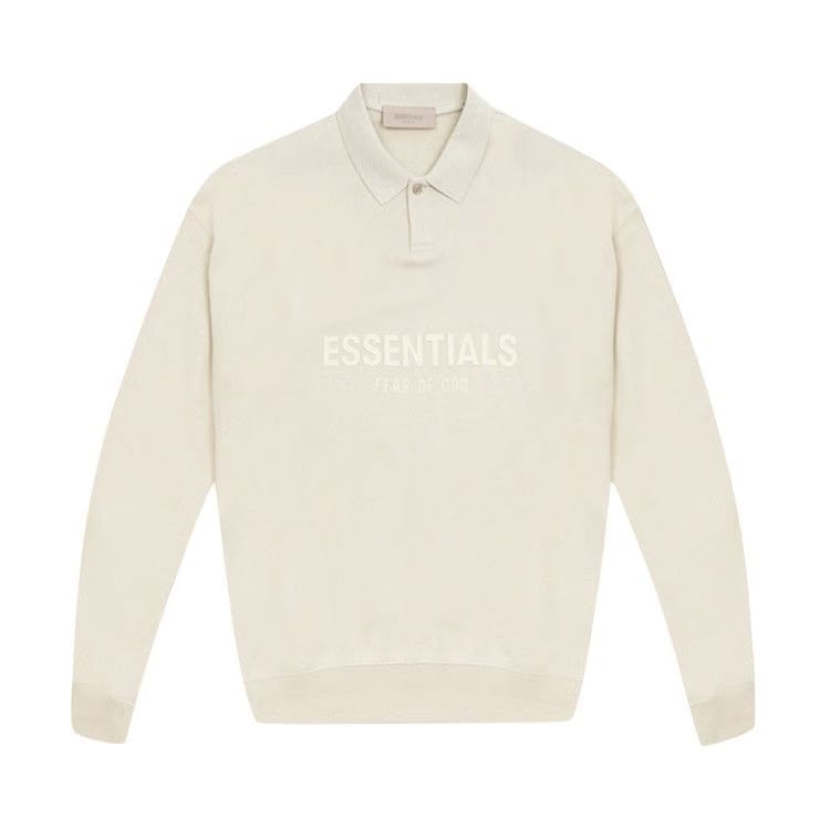 Fear of God Essentials Kids Long-Sleeve Polo Wheat