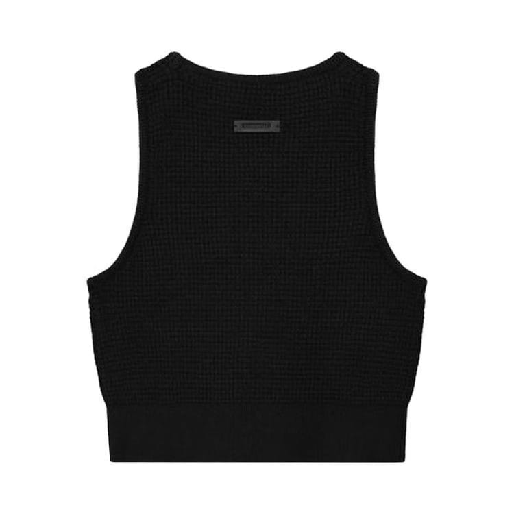 Fear of God Essentials Waffle Sport Tank Vintage Black