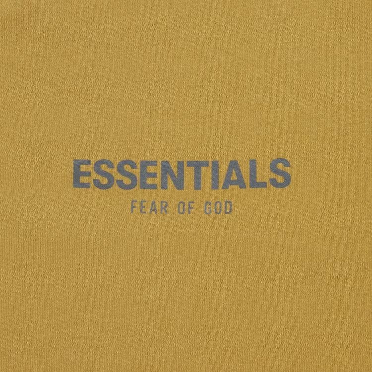 Fear of God Essentials Shorts-Sleeve Polo Amber