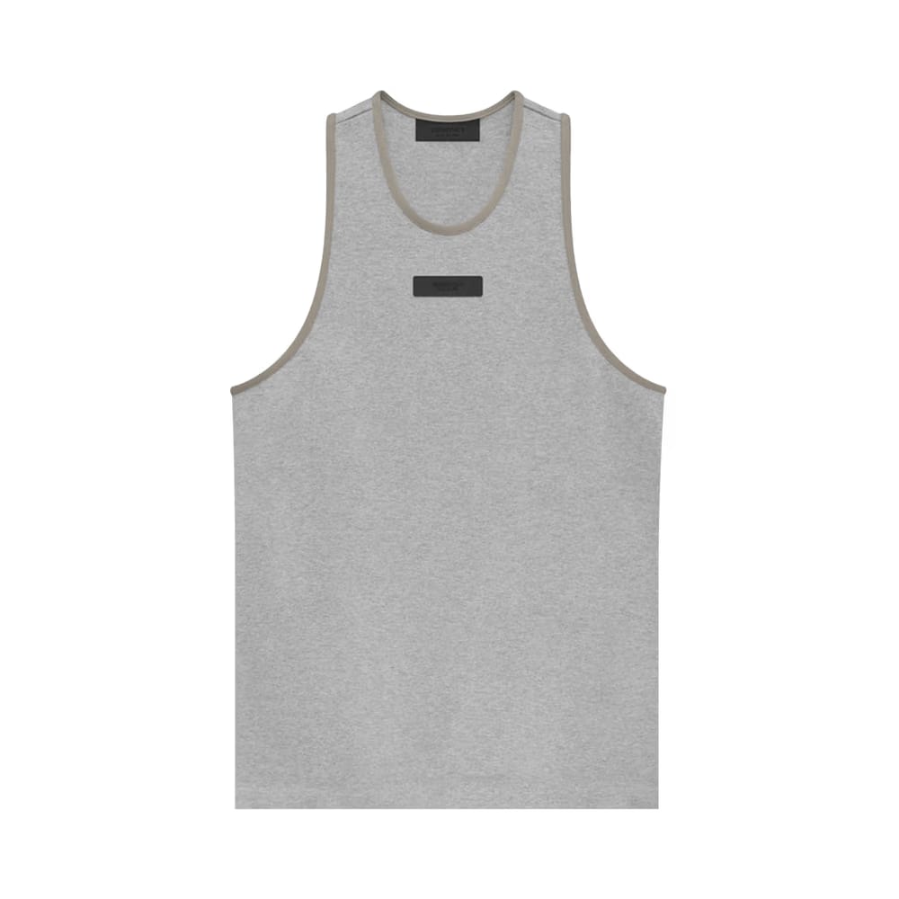 Fear of God Essentials Heavy Jersey Tank Top Light Heather Grey