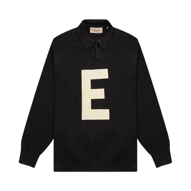 Fear of God Essentials Kids Big E Knit Polo Iron
