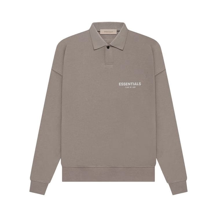 Fear of God Essentials Long-Sleeve Polo Desert Taupe