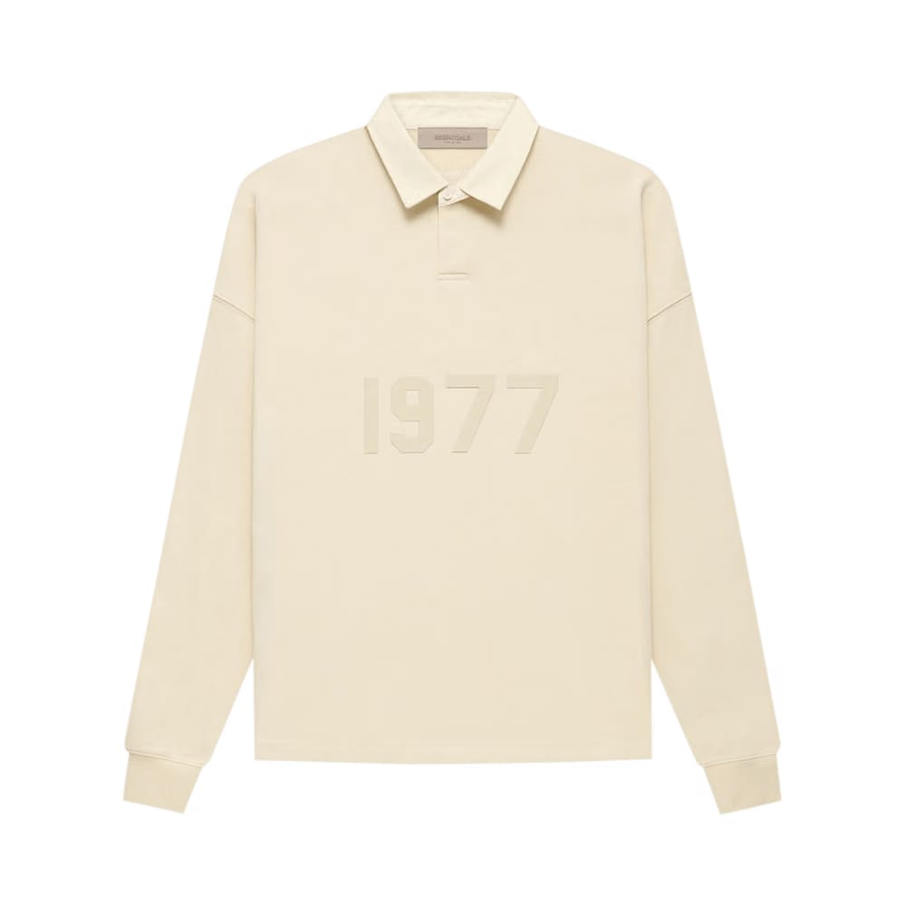 Fear of God Essentials Henley Rugby Egg Shell