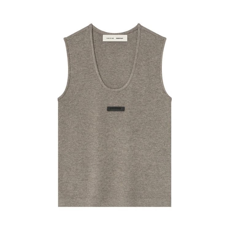 Fear of God Essentials Soft Rib Knit Tank Homestead Heather