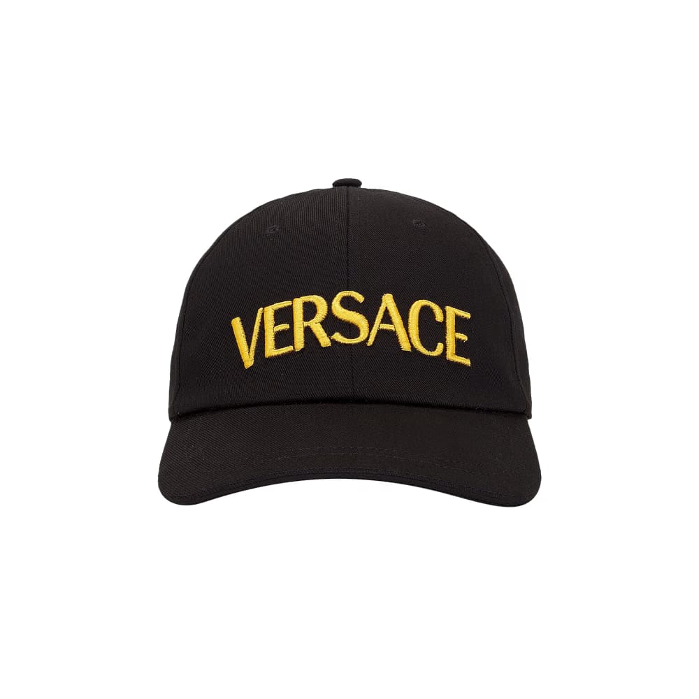 Versace Logo Cap Black/Gold