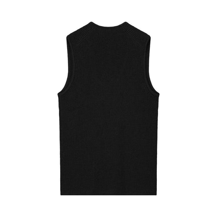 Fear of God Essentials Waffle Tank Vintage Black