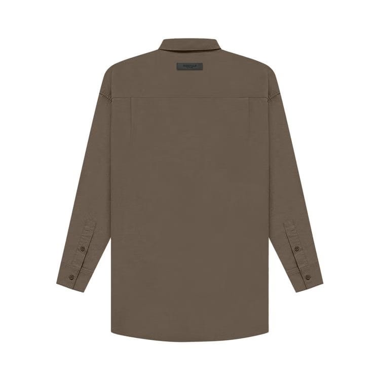 Fear of God Essentials Long-Sleeve Oxford Wood