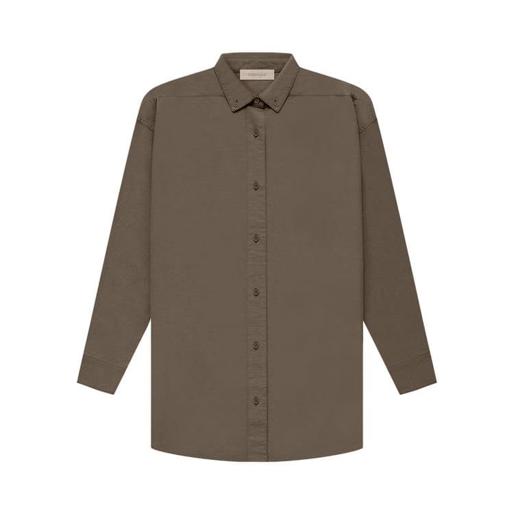 Fear of God Essentials Long-Sleeve Oxford Wood