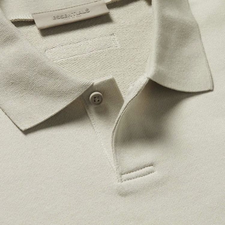 Fear of God Essentials Long-Sleeve Polo Wheat