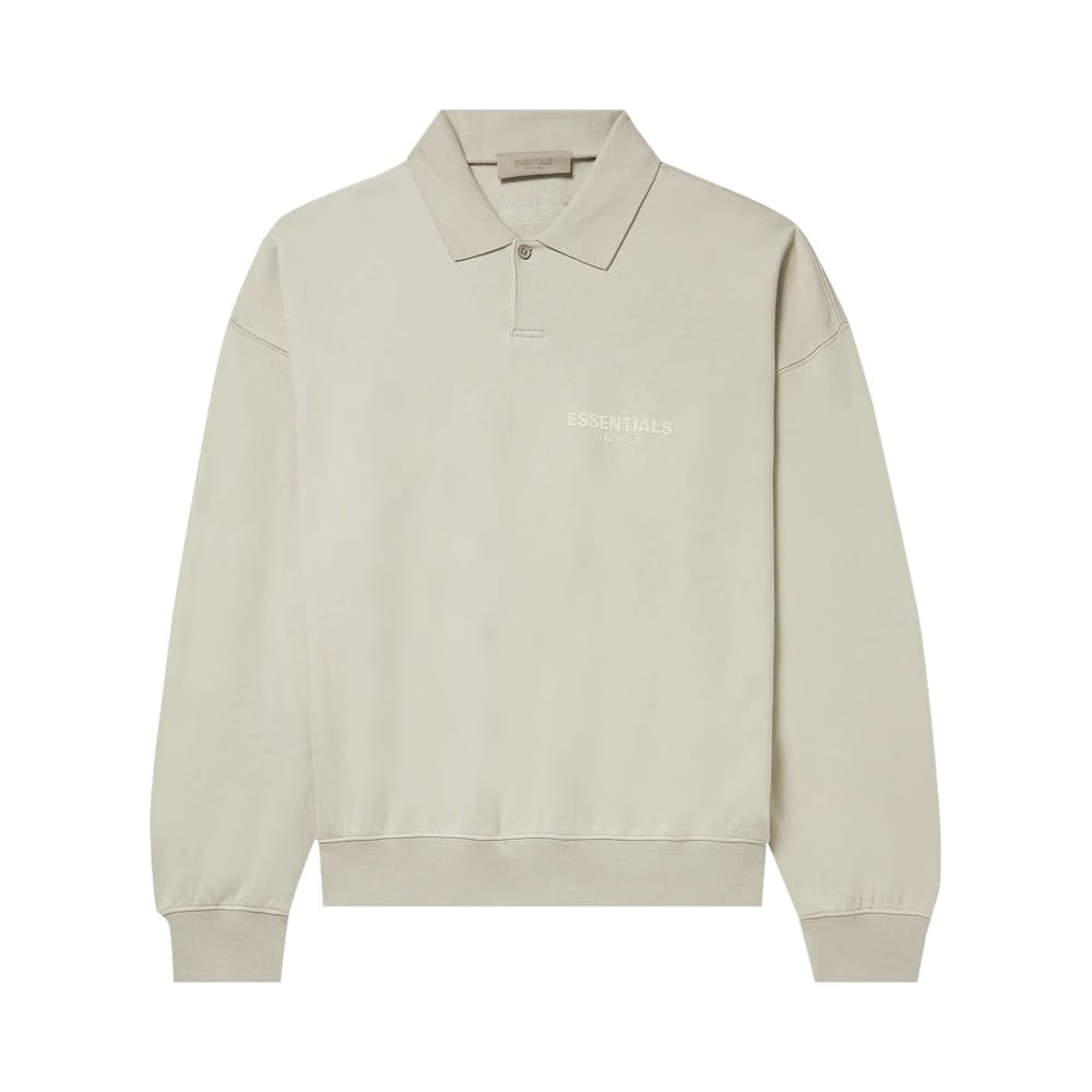 Fear of God Essentials Long-Sleeve Polo Wheat