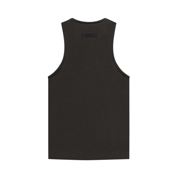 Fear of God Essentials Waffle Tank Off Black
