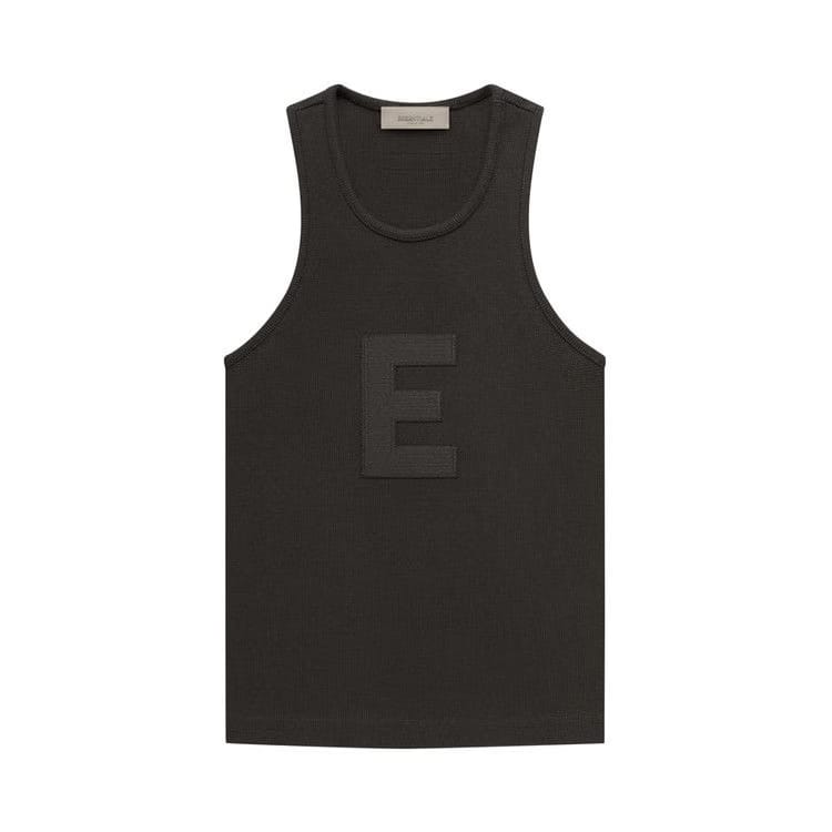 Fear of God Essentials Waffle Tank Off Black