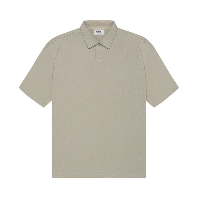 Fear of God Essentials Shorts-Sleeve Polo Moss