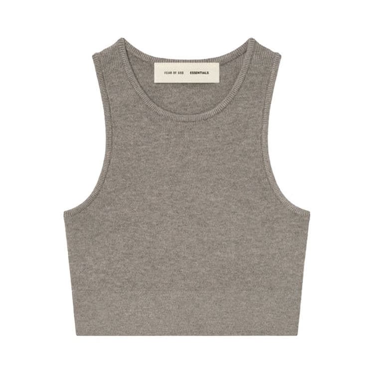 Fear of God Essentials Soft Rib Knit Sport Tank Homestead Heather