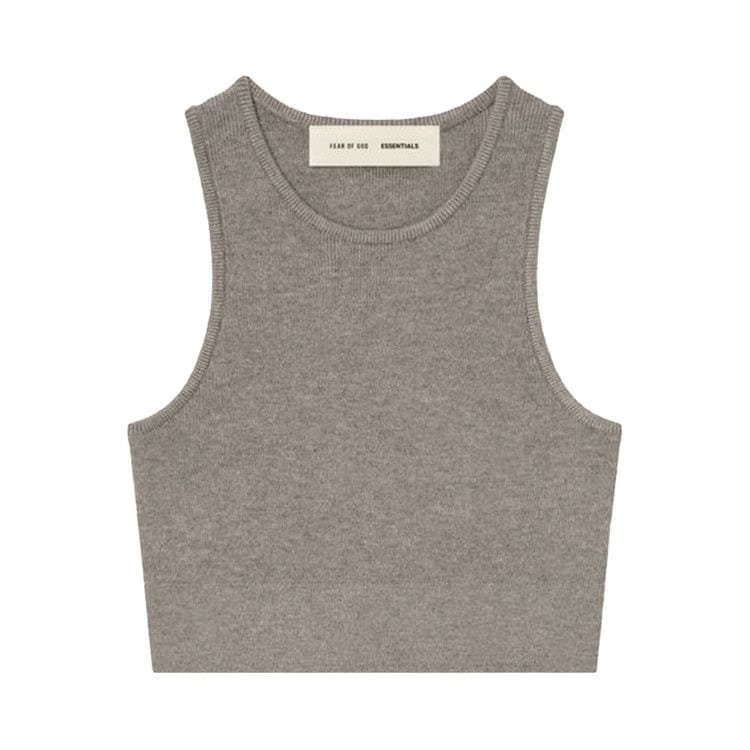 Fear of God Essentials Soft Rib Knit Sport Tank Homestead Heather