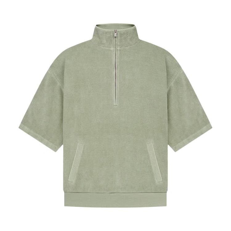 Fear of God Essentials Velour Mockneck Seafoam