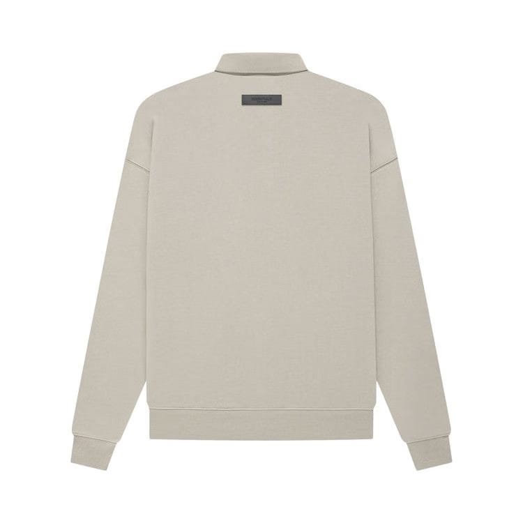 Fear of God Essentials Long-Sleeve Polo Smoke