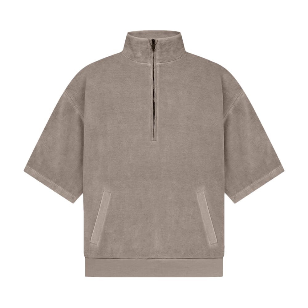 Fear of God Essentials Velour Mockneck Desert Taupe