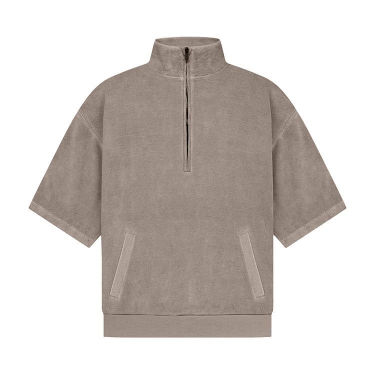 Fear of God Essentials Velour Mockneck Desert Taupe