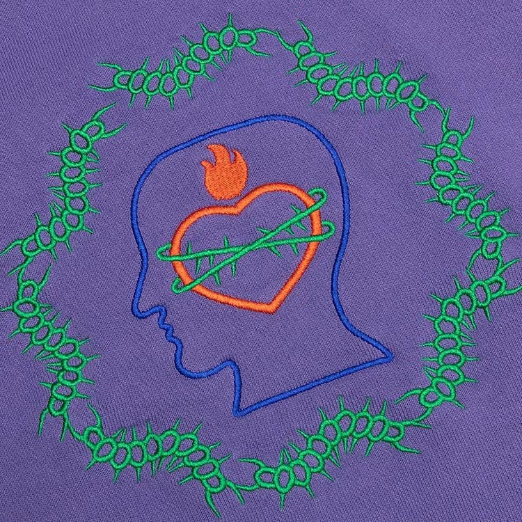 Brain Dead Lovebond Hoodie Lavender