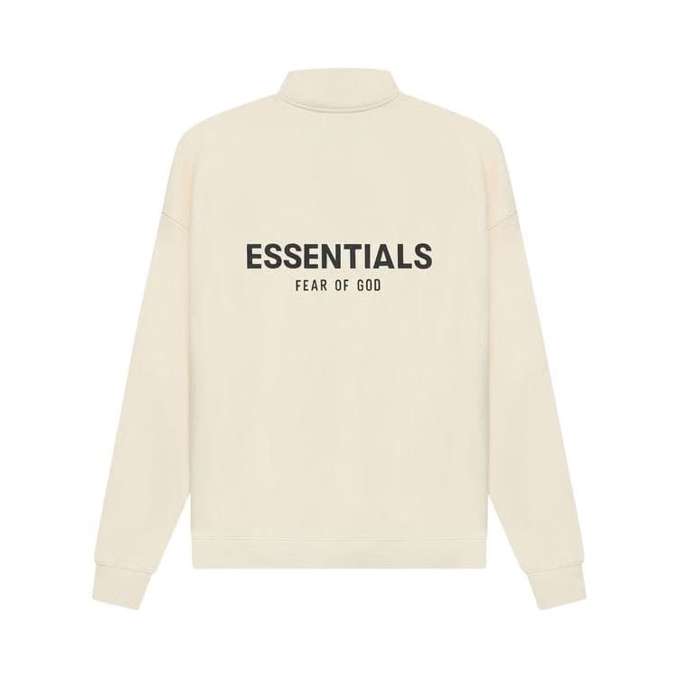 Fear of God Essentials Mockneck Half Zip Buttercream