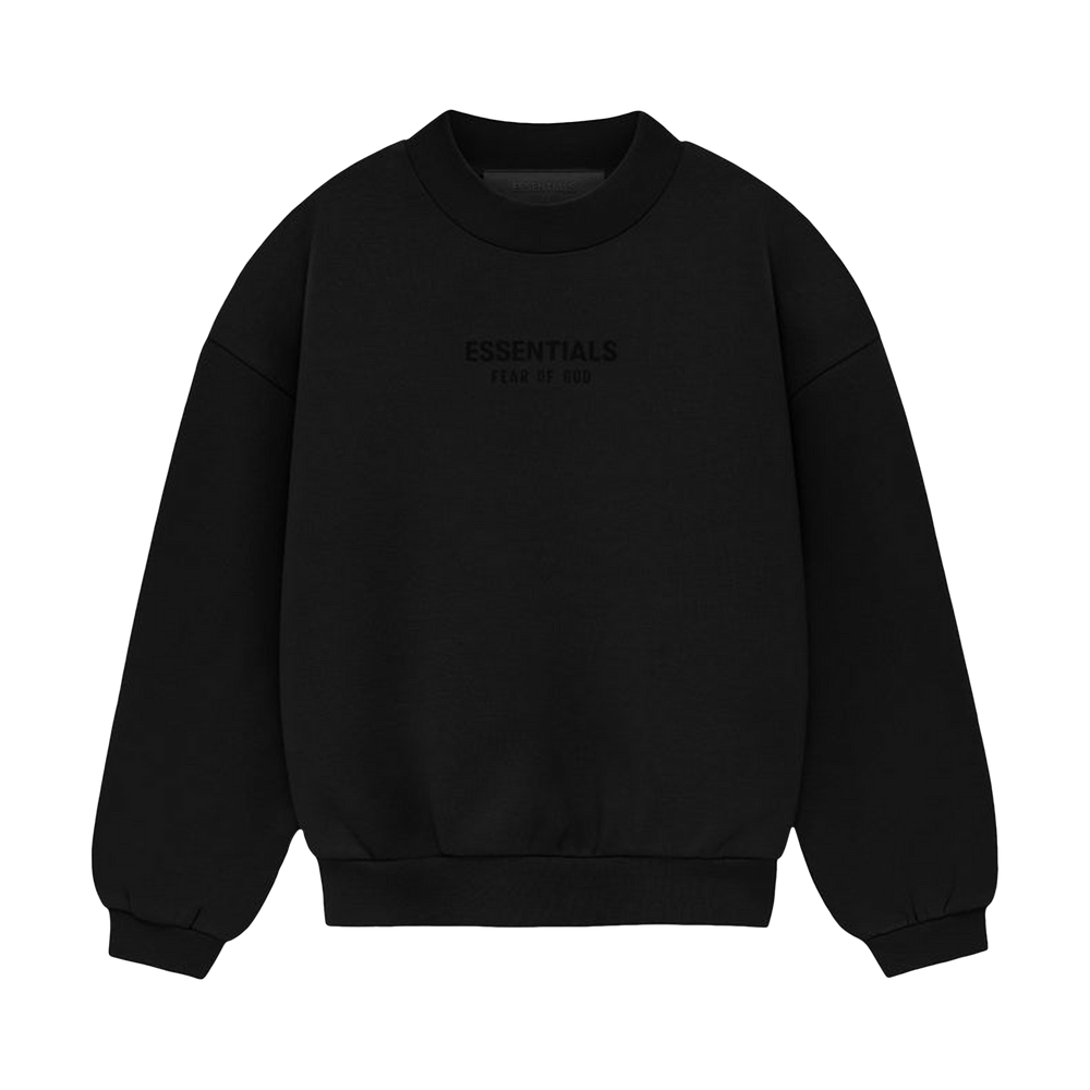 Fear of God Essentials Kids Crewneck Jet Black