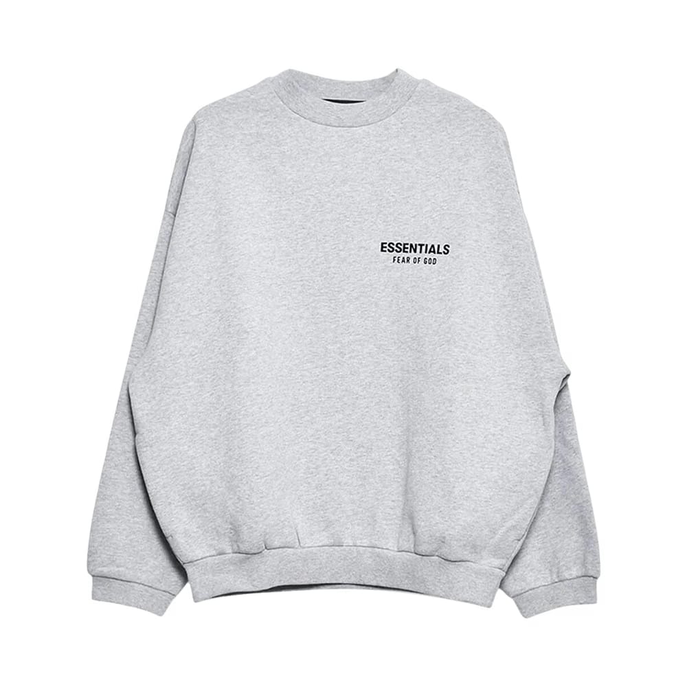 Fear of God Essentials Fleece Crewneck Light Heather Grey