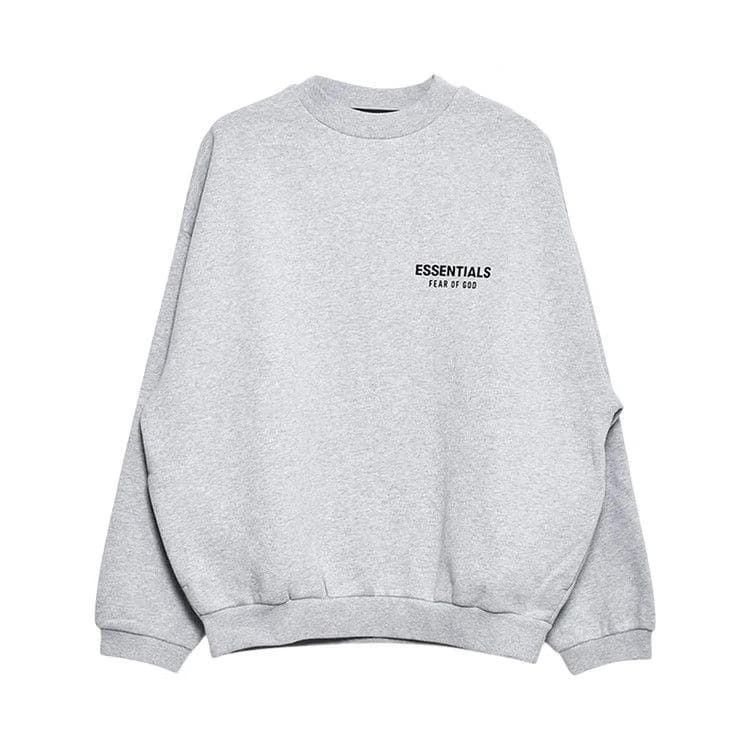 Fear of God Essentials Fleece Crewneck Light Heather Grey