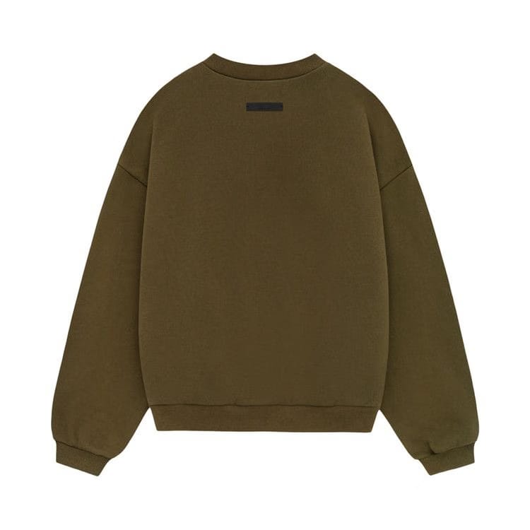 Fear of God Essentials Kids Fleece Crewneck Olive