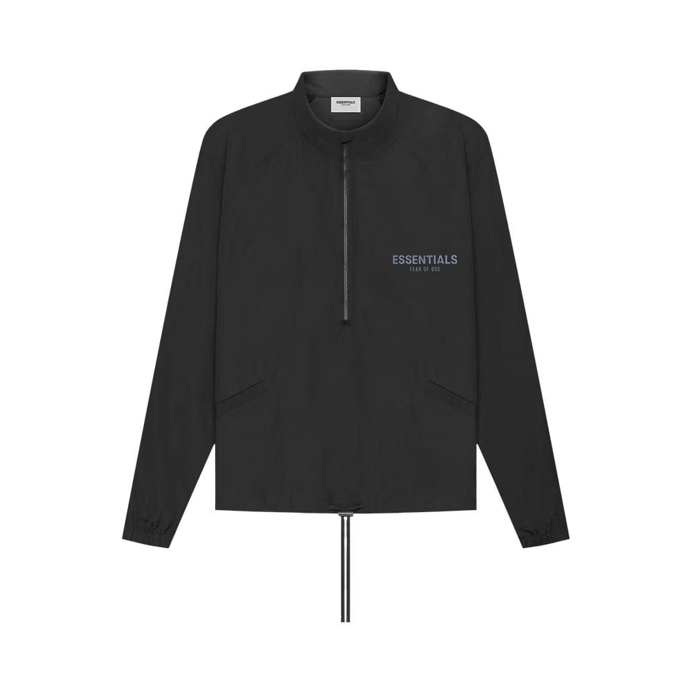 Fear of God Essentials Half-Zip Jacket Black