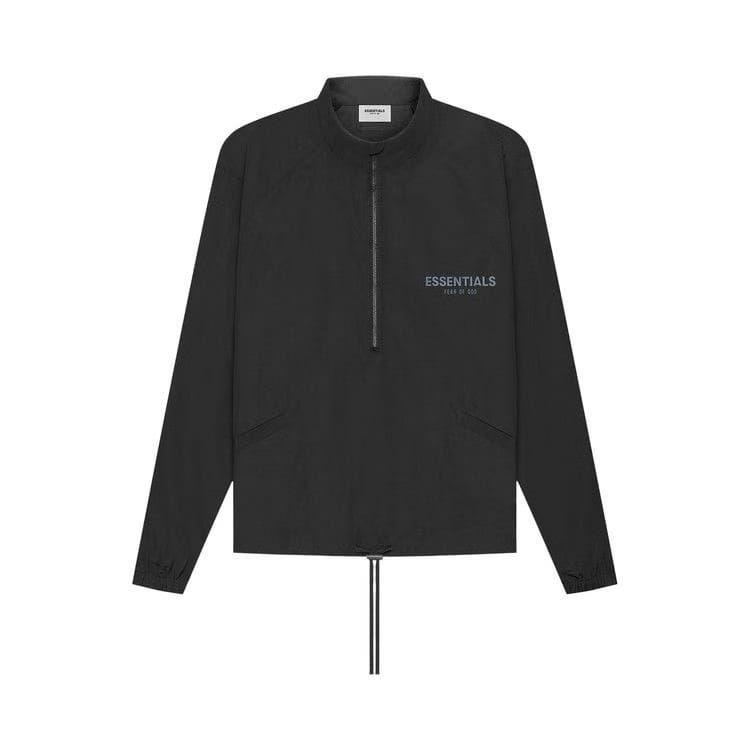 Fear of God Essentials Half-Zip Jacket Black